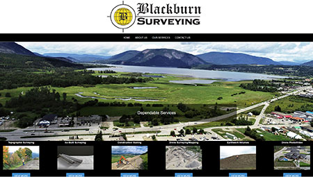 Blackburn Surveying in Salmon Arm, BC..