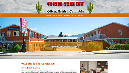 Updated hotel rooms and great rates in Oliver, BC, minutes to the U.S. border.