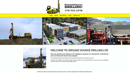 Ground Source Drilling, geothermal drillers and installers serving Kelowna and many other areas in Canada since 1987.