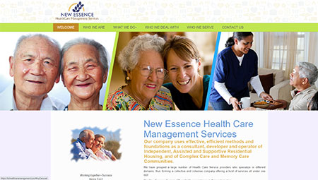 New Essence Health Care Management works with contractors to create wonderful care facilities and communities for seniors.