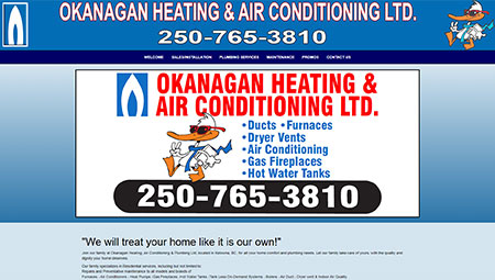 Okanagan Heating and Air Conditioning serving Kelowna and surrounding areas.