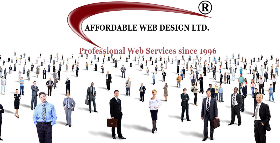 Affordable Web Design Ltd has been serving all business web needs since 1996!